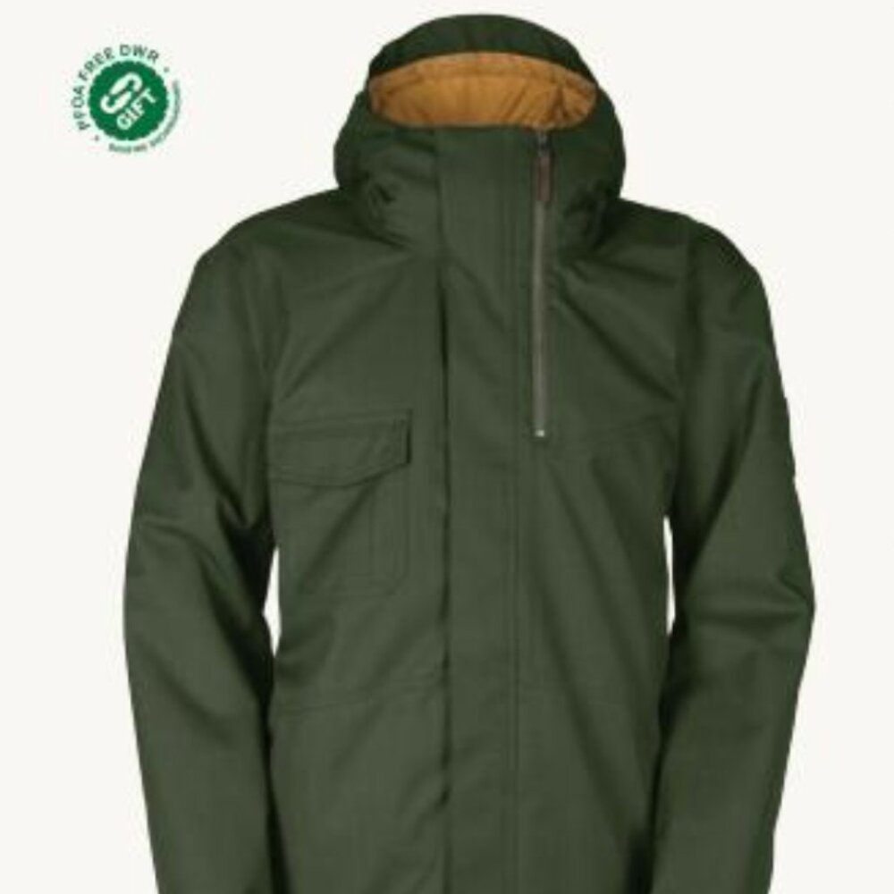 Bonfire Outwear Like New Men's Arc Green Winter Skiing or Snowboarding Jacket